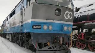 ТЭП70 0229. ДИАГНОСТИКА РАБОТЫ ЦИЛИНДРОВ.