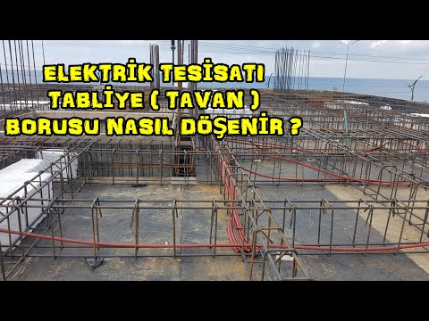 ⚡#ELEKTRİK #BORUSU NASIL #ATILIR ? / #PLANŞE NEDİR , #TAVAN #BORULAMASI NASIL YAPILIR ?