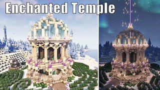 Minecraft Fantasy Enchanted Temple Build Tutorial