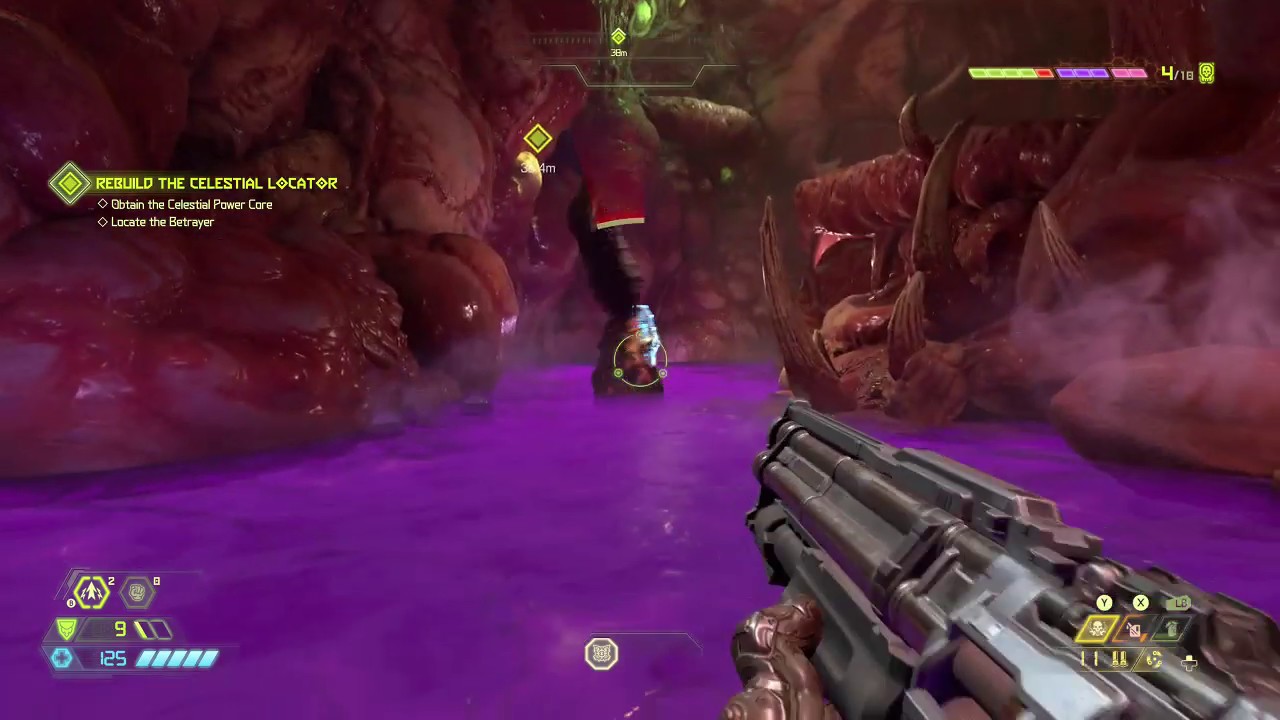 Doom Eternal Rebuild the Celestial Locator Jump From Sentinel to Bar to