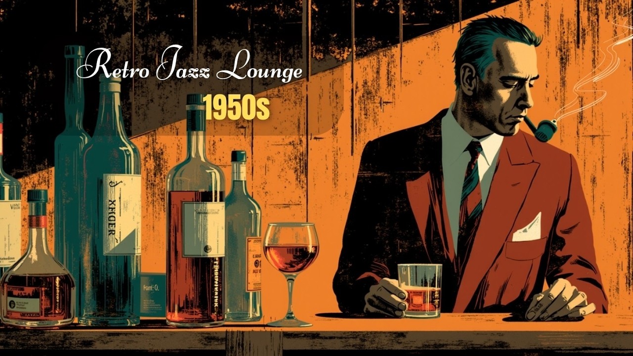 Медленный джаз 1950-х для отдыха и учебы