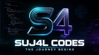 Welcome to Suj4l Codes 🚀 | Python • Coding • Tech | Let's Build Something!