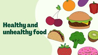 Healthy And Unhealthy Food For Kids | Real Life Food Comparison | Learn Healthy Eating Habits screenshot 4