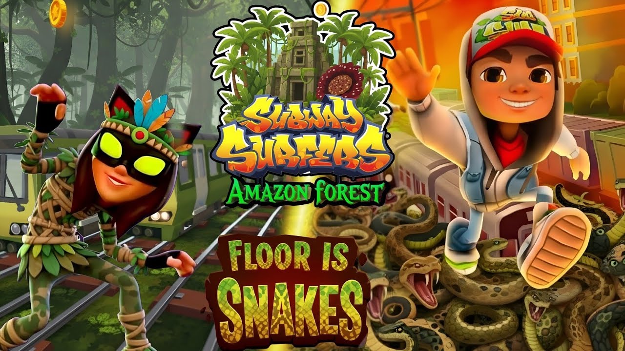 Subway surfers World Tour - Amazon Forest - 2025 -Floor Is Snakes ( Floor Is Lava ) FAN-MADE TRAILER