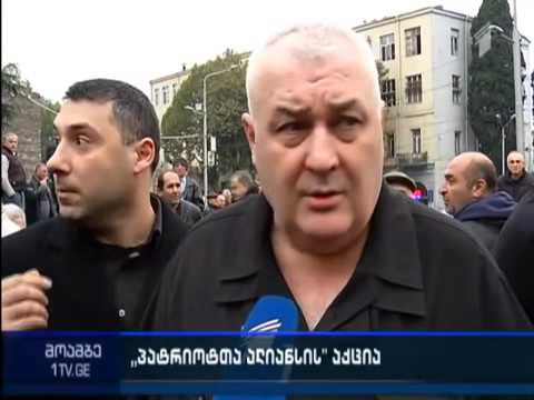 პატრიოტთა ალიანსის აქცია მსვლელობა 08 11 2015