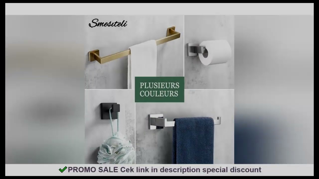 Bathroom Accessories Set Matte Black Wall Shelf Toilet Roll Paper Holder Robe Hook Hanger Towel Rail