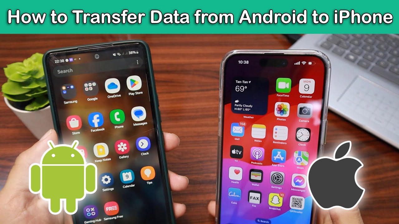 How to Transfer Data from Android to iPhone Step by Step - YouTube