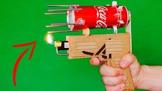 🔫 How To Make NERF GUN FIRE Gatling from Coca-Cola Can DIY| MAD HANDMADE