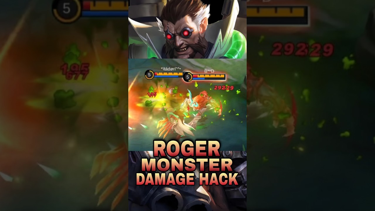 ROGER Monster damage hack build 