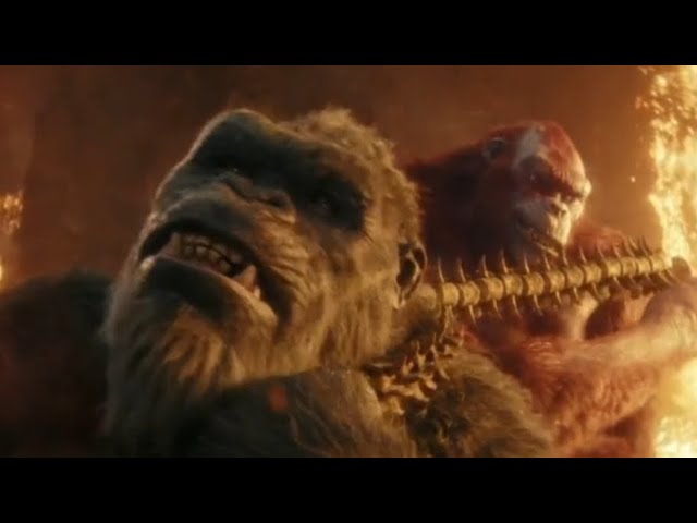 Kong Vs Skar King Full Scene HD|Godzilla X Kong:the new empire class=