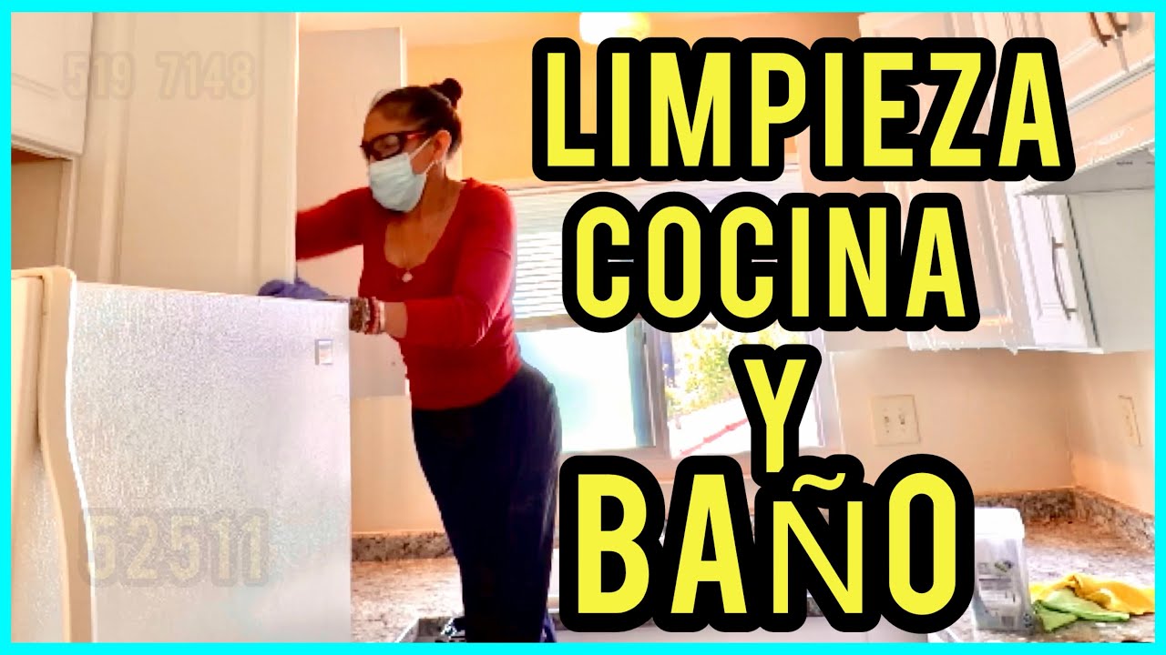 LIMPIEZA PROFUNDA en la cocina y baño
