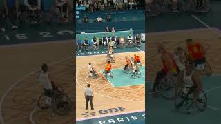 🏀💥 Amazing Wheelchair Basketball Skills in Action!