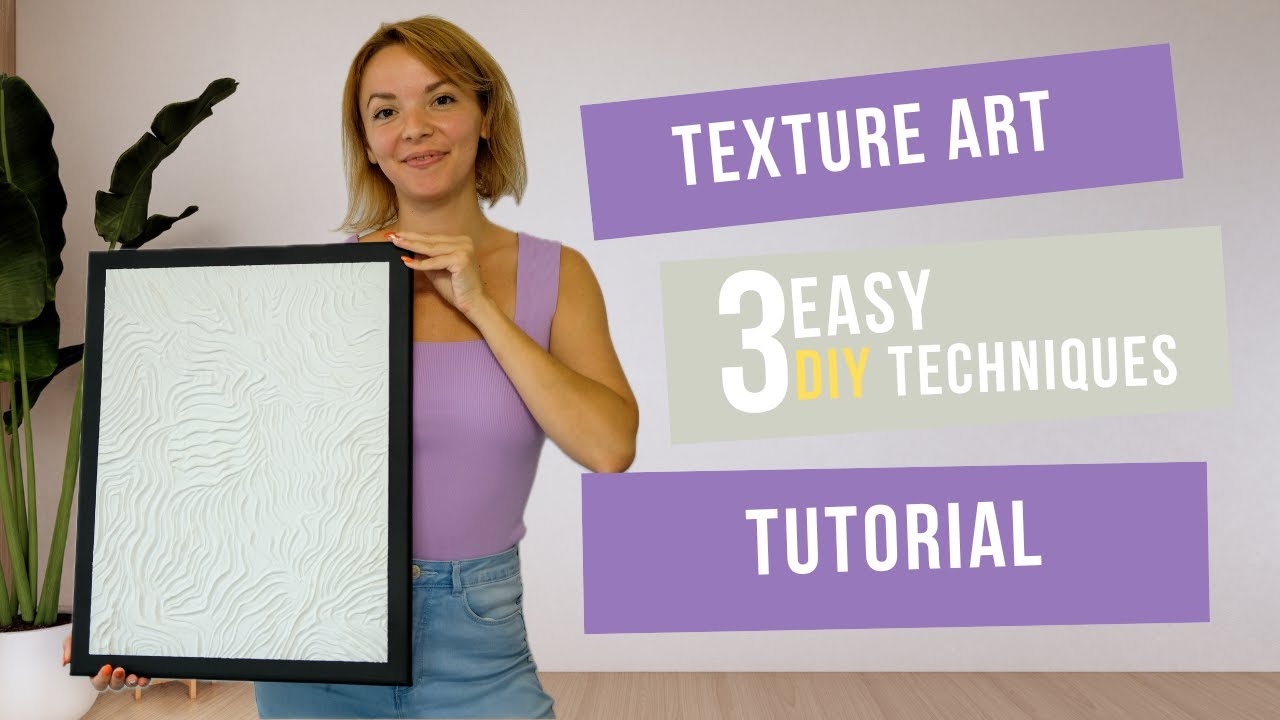 DIY Abstract Texture Art for Beginners, Minimalistic Texture art On