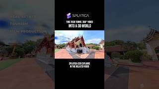 We turn 360 video into photorealistic 3D worlds @splatica #gaussiansplatting #splatica #insta360