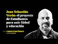 Claudio Zuchovicki con Juan Sebastián Verón: el proyecto de Estudiantes para unir fútbol y educación