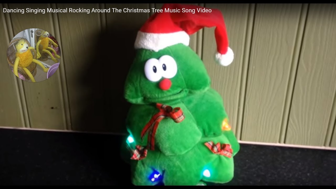 Dancing Singing Musical Rocking Around The Christmas Tree Music Song Video - YouTube