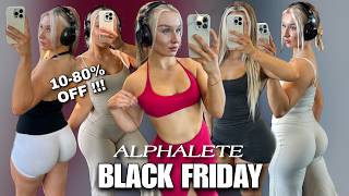 ALPHALETE BLACK FRIDAY *honest* REVIEW | activewear, pump leggings, rise options, straight leg pant
