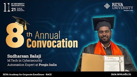 Empowered by RACE: Sudharsan Balaji