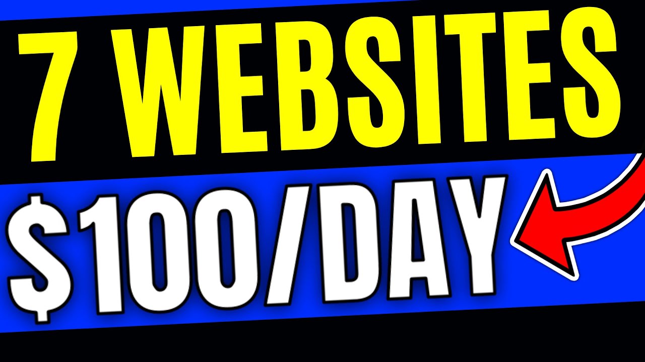 7 Websites To Make 100 Per Day In 2020 NEWBIE FRIENDLY YouTube 7-websites-to-make-100-per-day-in-2020-newbie-friendly-youtube