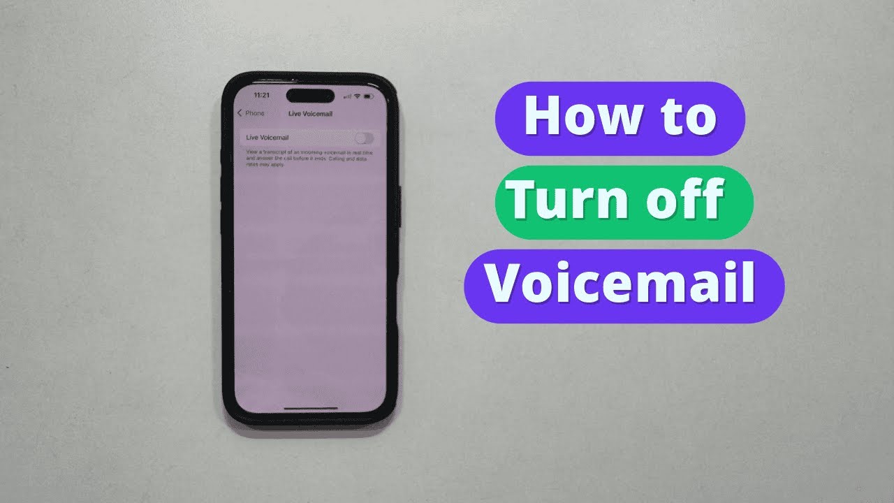 How to Turn Off Voicemail on iPhone (iOS 18) - Easy &amp; Quick! - YouTube