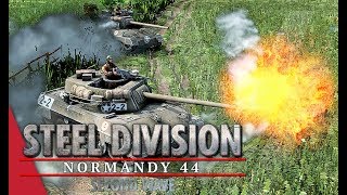 The Hellpack! Steel Division: Normandy 44 Gameplay (Odon, 4v4)
