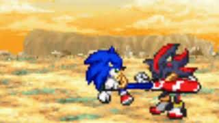 Sonic Vs Shadow (Sprite Battle/Shake The Camera Test 2)