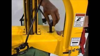 Guillotine Industrial Pipe Saw Set Up by EH Wachs