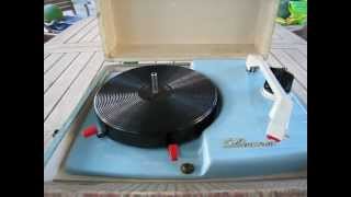 Silvertone Manumatic Model #9039 Hi-Fi 4-Speed Record Player/AM Radio Combo - SCARCE!