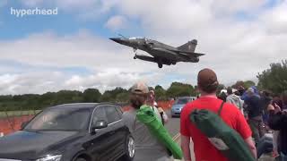 Jets Fighters In Low Pass   Shocking Spectators