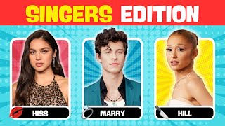 Kiss, Marry, Kill - Singers Edition 2025 We Quiz