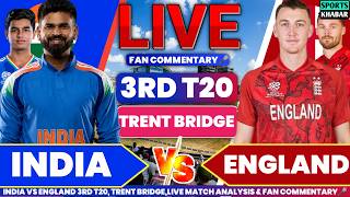 🔴Ind vs Eng 3rd T20 Match 2026 | India vs England Live Cricket Score & Fan Commentary🎤 screenshot 4