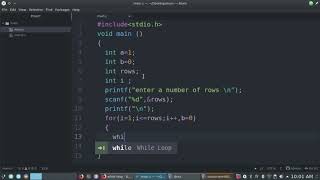 C programming : Floyd's Triangle Wealth