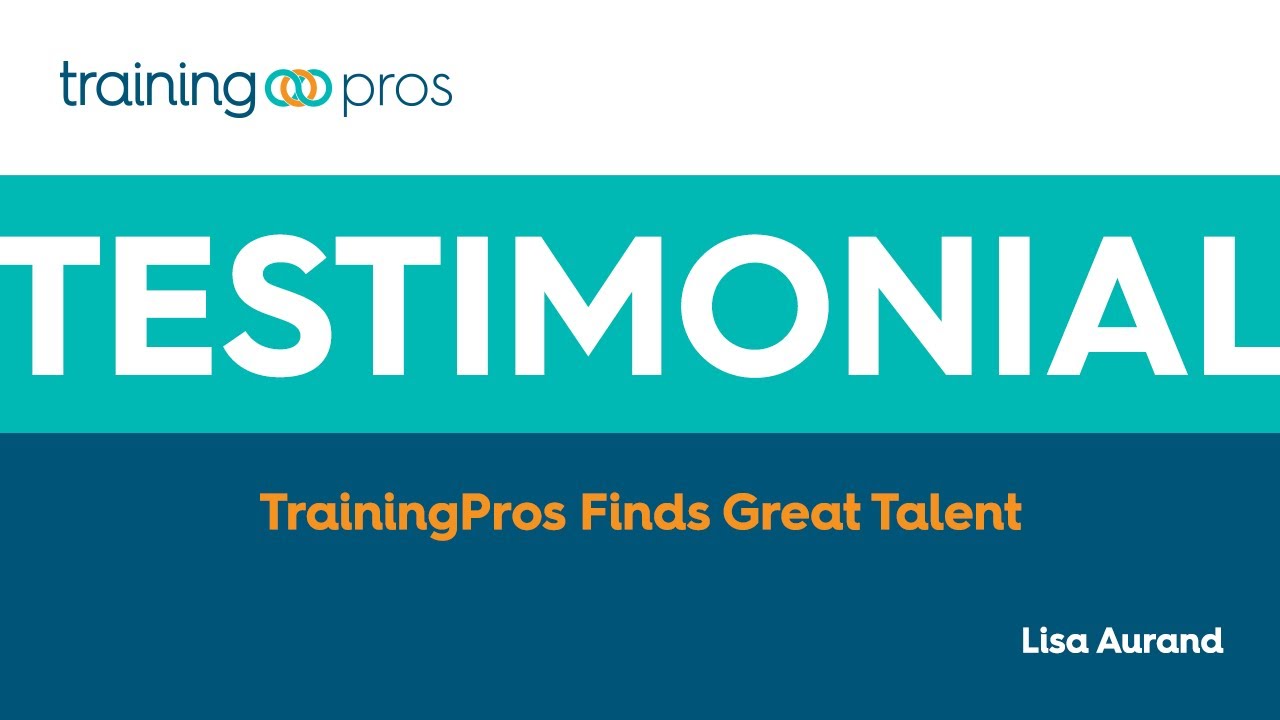 TrainingPros Finds Great Talent