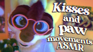 Furry ASMR | Close kissies and paw movements, and more uwu (June patron requests)