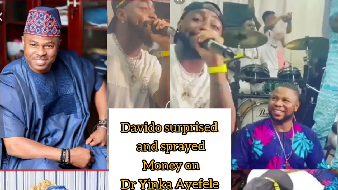 Davido gives Dr Yinka Ayefele a live time surprise....... YouTube