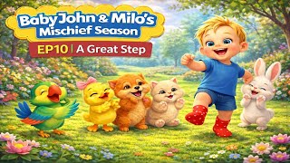 Baby John & Milos Mischief Season Ep10 A Great Step.