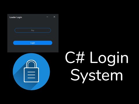 How To Setup C# Login System Winform Example KeyAuth Authentication