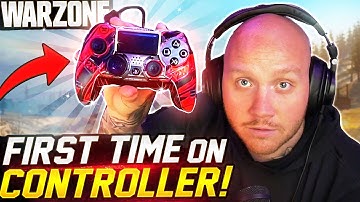 TIMTHETATMAN PLAYS WARZONE WITH A CONTROLLER!! (FIRST TIME!)