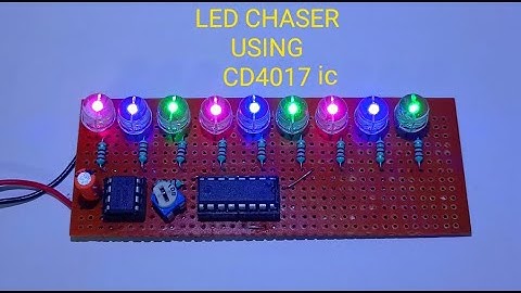 Led chaser #555timer #ledchaser #cd4017 #learnwithgk #circuit