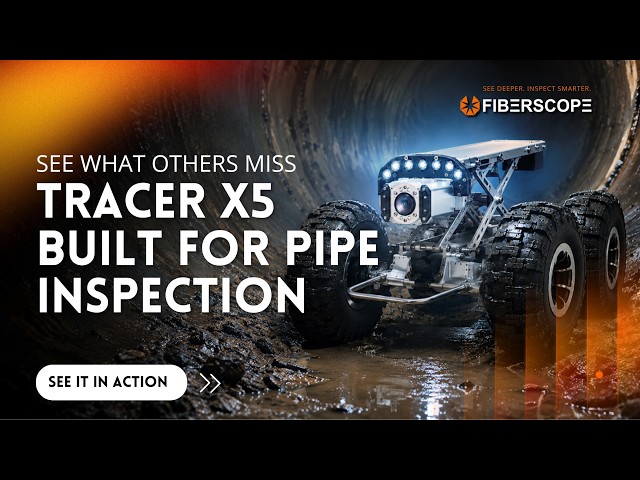 Robotic Sewer Camera + 3D LiDAR Inspection #piperobot #crawler