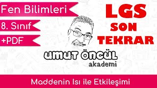 Fen Bilimleri 8.Sınıf Lgs Son Tekrar Maddenin Isı Ile Etkileşimi Pdf