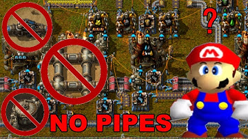Can I Beat Factorio Without Placing Any Pipes? | Factorio Challenge Run