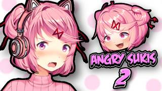 Doki Edits: Natsuki Plays "Angry Sukis!" (PART TWO)