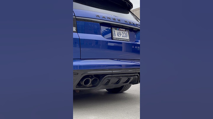 Crazy Range Rover SVR Exhaust 🔥 #suv #rangerover #car