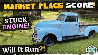 1951 CHEVY 3100! BAD Market Place deal?? WILL IT RUN?!