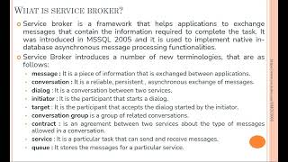 What is #service #broker #sqlserver 