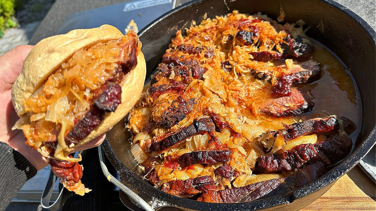 Schichtfleisch 2.0 - Schicht Schäufele aus dem Dutch Oven