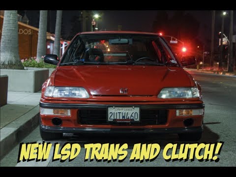 New LSD trans and clutch masters fx250 for the EF civic