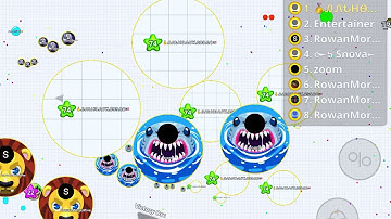 Agar.io mobile split running