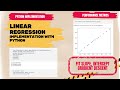 10. Linear Regression Practical with Python |Tutorial for Beginners (Step-by-Step Guide)
